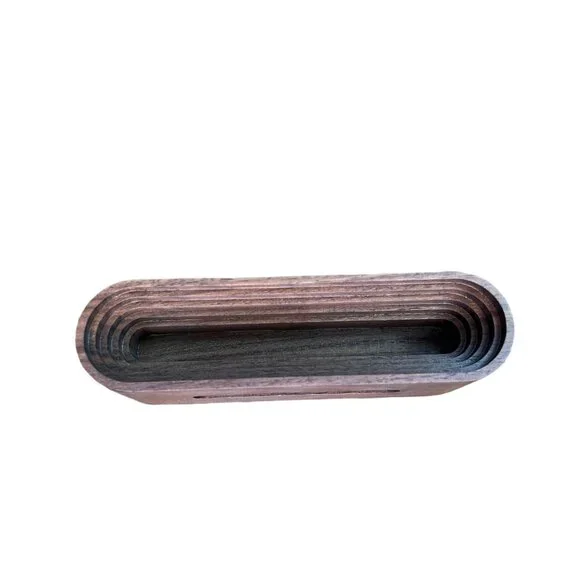 Decent Wooden Phone Stand Maple & Black Walnut Compact & Stylish Design Natural
